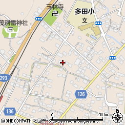 栃木県佐野市多田町1218-5周辺の地図