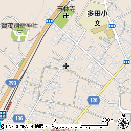 栃木県佐野市多田町1218周辺の地図