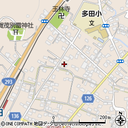 栃木県佐野市多田町1218-7周辺の地図