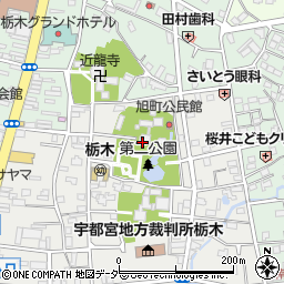 栃木県栃木市旭町26周辺の地図