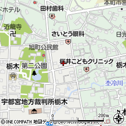 栃木県栃木市旭町28周辺の地図