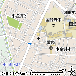 栃木県下野市小金井4丁目14周辺の地図