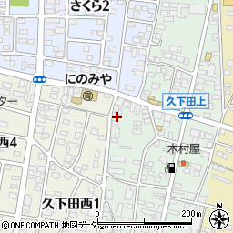 栃木県真岡市久下田1396-3周辺の地図