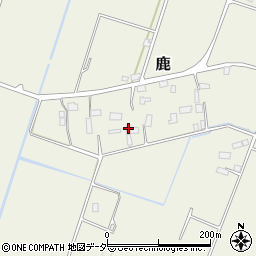 栃木県真岡市鹿277周辺の地図