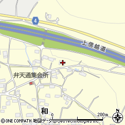 長野県東御市和7725-1周辺の地図