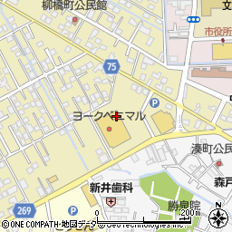 栃木県栃木市祝町6周辺の地図