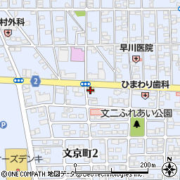 パリミキ　前橋文京店周辺の地図