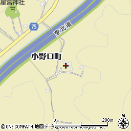 栃木県栃木市小野口町650周辺の地図