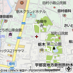 栃木県栃木市旭町25周辺の地図