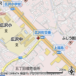 桐生警察署広沢町交番周辺の地図