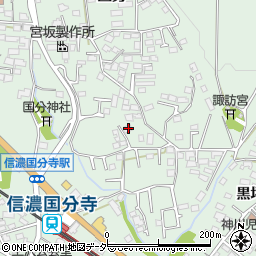 長野県上田市国分639-1周辺の地図