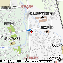 栃木県栃木市神田町5-13周辺の地図