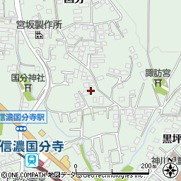 長野県上田市国分643周辺の地図