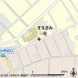 日末小学校前周辺の地図