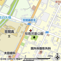 ファミリーマート笠間中央店周辺の地図