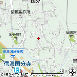 長野県上田市国分644周辺の地図