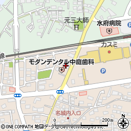 茨城経営情報センター周辺の地図