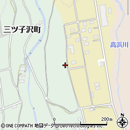 群馬県高崎市三ツ子沢町周辺の地図