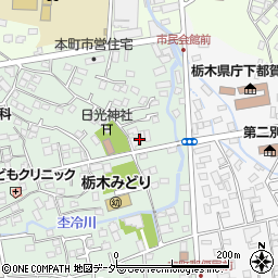 カーコンビニ倶楽部ケイエス自動車栃木本町店周辺の地図