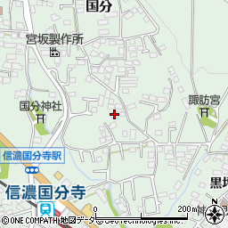 長野県上田市国分645周辺の地図