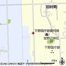 栃木県栃木市田村町201-2周辺の地図