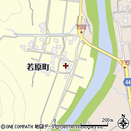 石川県白山市若原町ハ95周辺の地図