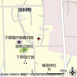栃木県栃木市田村町323周辺の地図