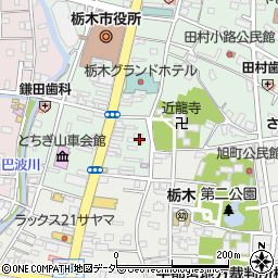 栃木県栃木市万町5-12周辺の地図