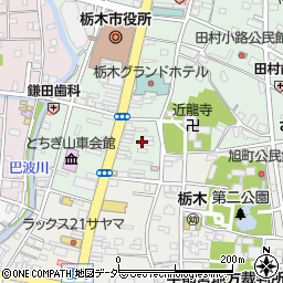 栃木県栃木市万町5-13周辺の地図
