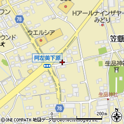 コメダ珈琲店 笠懸阿左美店周辺の地図