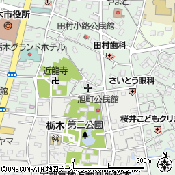 栃木県栃木市万町23周辺の地図