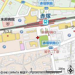 水戸警察署赤塚駅前交番周辺の地図