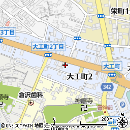 飯村靴店周辺の地図