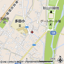 栃木県佐野市多田町1547-6周辺の地図