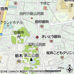 栃木県栃木市万町24-1周辺の地図