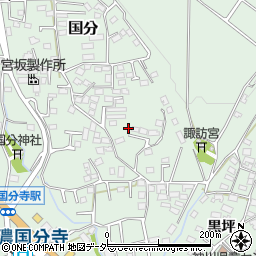 長野県上田市国分688周辺の地図