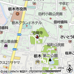 栃木県栃木市万町22-4周辺の地図