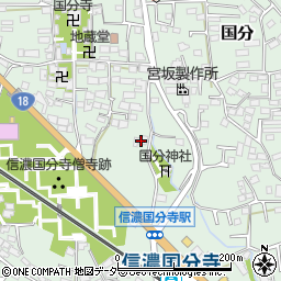 長野県上田市国分1162周辺の地図