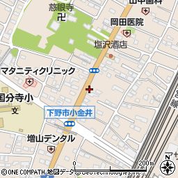 栃木県下野市小金井2991周辺の地図