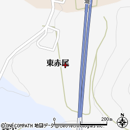 富山県南砺市東赤尾周辺の地図