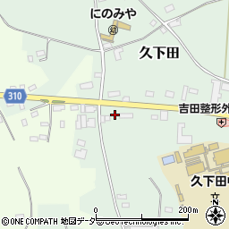 栃木県真岡市久下田1295周辺の地図