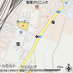 栃木県下野市柴833-26周辺の地図