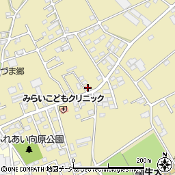 桐生第一高校サッカー部寮周辺の地図