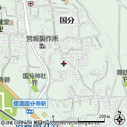 長野県上田市国分649-1周辺の地図