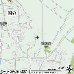 長野県上田市国分701周辺の地図