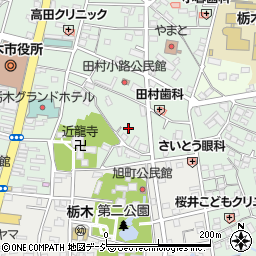 栃木県栃木市万町24周辺の地図