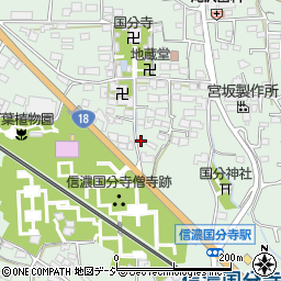 古俣商店周辺の地図