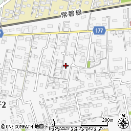 茨城県水戸市姫子2丁目166周辺の地図