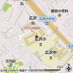 桐生市立広沢小学校周辺の地図
