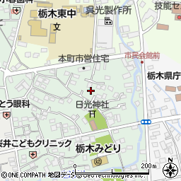栃木県栃木市本町18周辺の地図